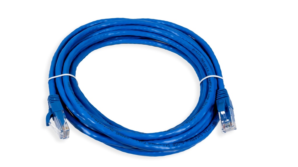 Cat.6 UTP 24 AWG PVC Patch Cord 5 mtr Blue Colour