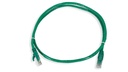 Cat.6 UTP 24 AWG PVC Patch Cord 1 mtr Green Colour