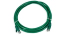 Cat.6 UTP 24 AWG PVC Patch Cord 3 mtr Green Colour
