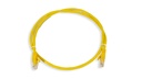 Cat.6 UTP 24 AWG PVC Patch Cord 1 mtr Yellow Colour