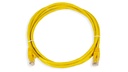 Cat.6 UTP 24 AWG PVC Patch Cord 2 mtr Yellow Colour