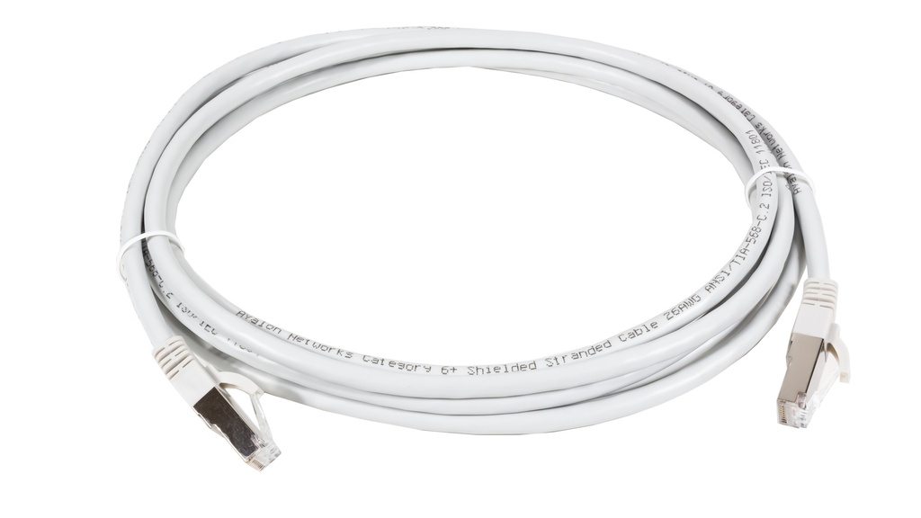 Cat.6 STP 26 AWG PVC Patch Cord 3 mtr Grey Colour