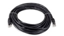 Cat.6A 10G UTP 24 AWG PVC Patch Cord 10 mtr Black Colour