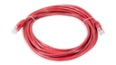 Cat.6A 10G UTP 24 AWG PVC Patch Cord 5 mtr Red Colour