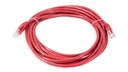 Cat.6A 10G UTP 24 AWG PVC Patch Cord 5 mtr Red Colour