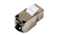 Cat.6 STP 180˚ Shielded Keystone Jack (50µ Gold Plating)