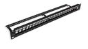 Cat.6 24 Port Unshielded Patch Panel - 1U - 19&quot; -  Blank