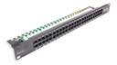 50 Port Voice Patch Panel - 1U - 19" - Loaded