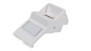 Angular RJ45 Single Keystone Holder with Shutter for Beveled Faceplates