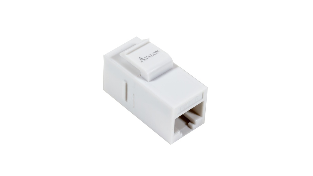 Cat.6 UTP Keystone Coupler - White