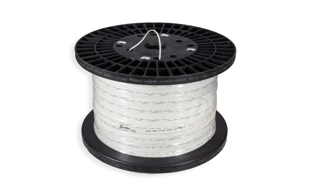 02 Core, Single-Mode, FTTH Flat Indoor, Fiber Optic Drop Cable - G.657A1 - LSZH Sheath