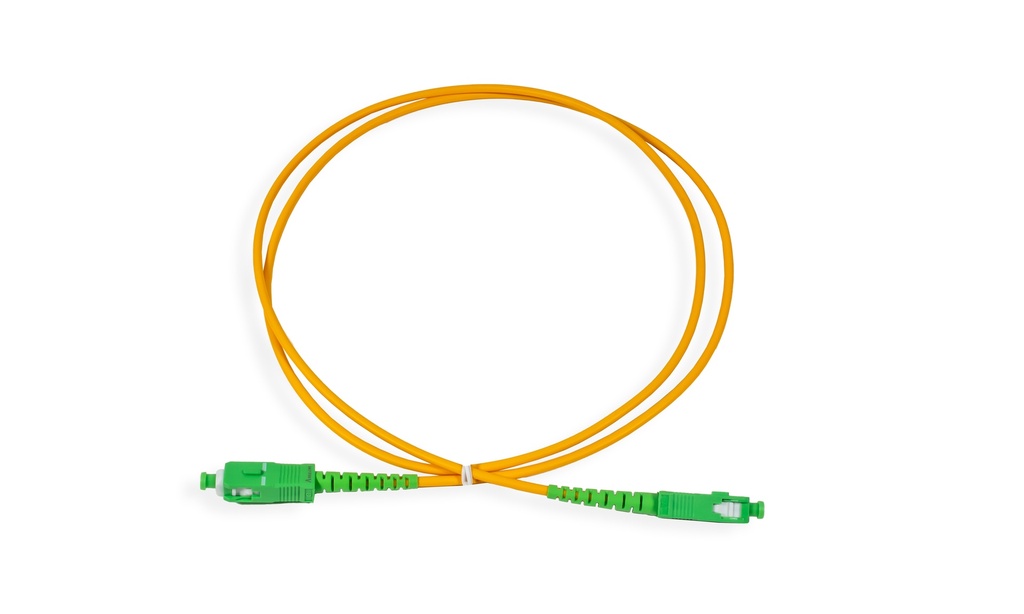 SC/APC-SC/APC Single-Mode Simplex Patch Cord 1 mtr - LSZH