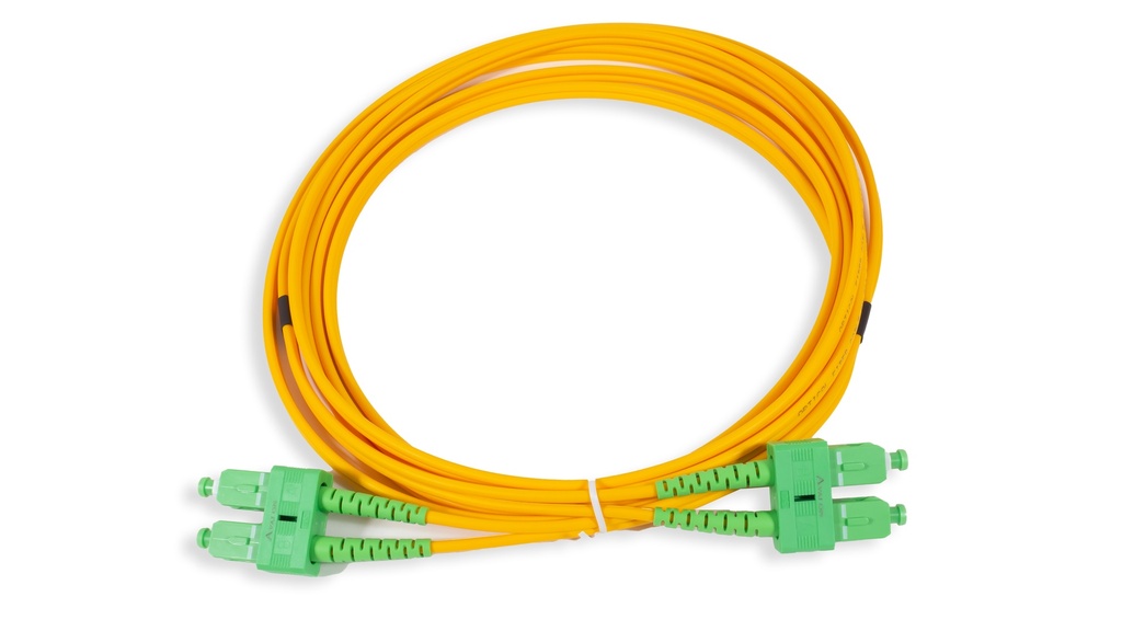 SC/APC-SC/APC Single-Mode Simplex Patch Cord 3 mtr - LSZH