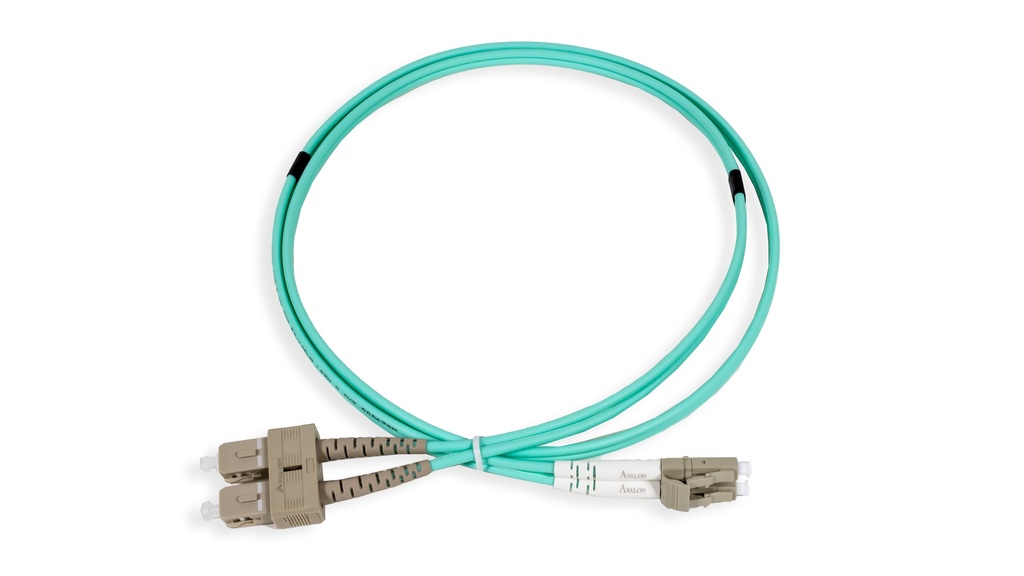 LC-SC Multi-Mode OM3 Duplex Patch Cord 1 mtr - LSZH