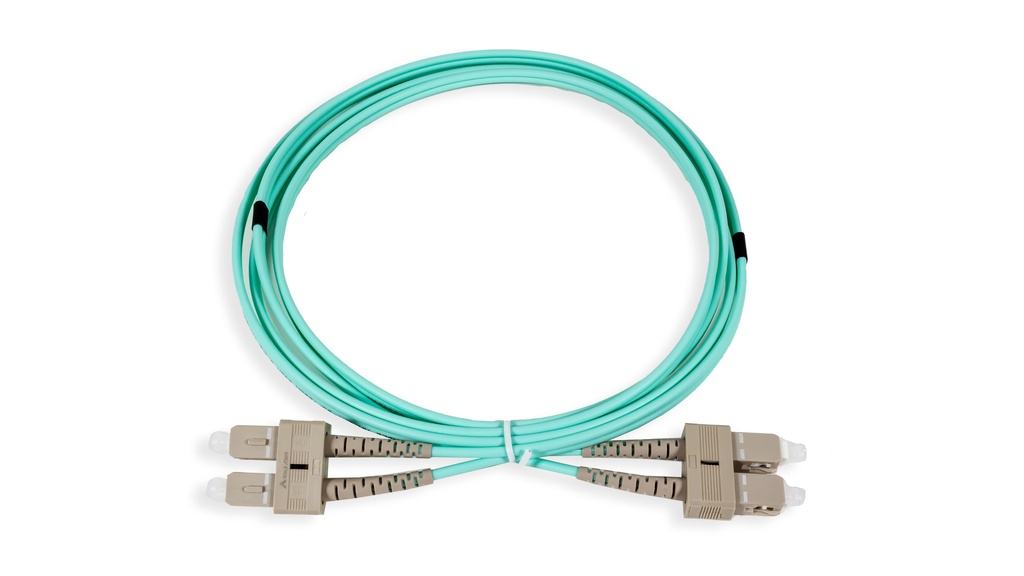 SC-SC  Multi-Mode OM3 Duplex Patch Cord 2 mtr - LSZH