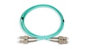 SC-SC  Multi-Mode OM3 Duplex Patch Cord 2 mtr - LSZH