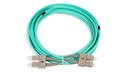 SC-SC  Multi-Mode OM3 Duplex Patch Cord 5 mtr - LSZH