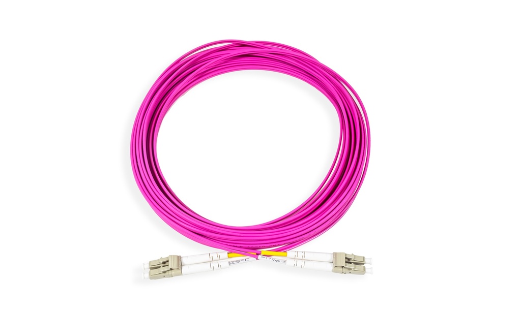 LC-LC  Multi-Mode OM4 Duplex Patch Cord 10 mtr - LSZH