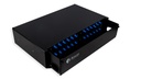 19" 2U 48 Port Indoor Fiber Patch Panel / Distribution Box Supports SC Duplex Adapters (Unloaded)