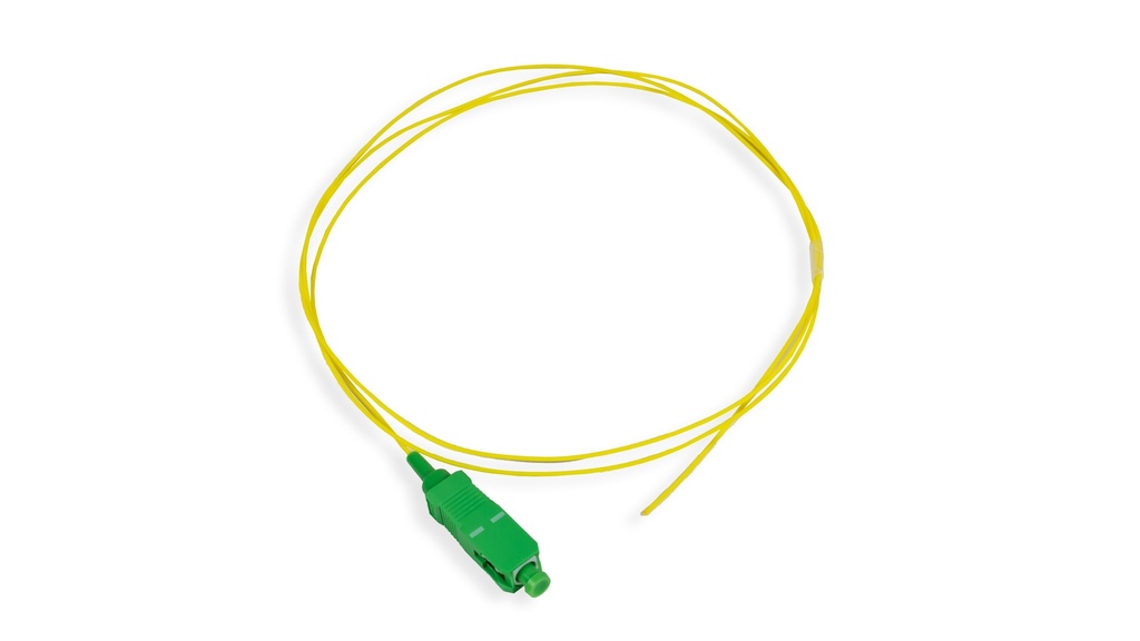 Fiber SC Pigtail Single-Mode APC 1 mtr - LSZH