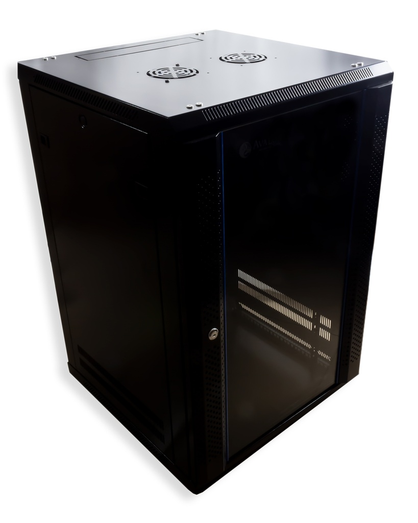 12U x 600(W) x 600(D) - Single Section Wall Mount Cabinet + Fan (WS4 Series)