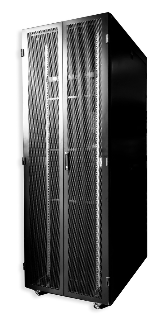 47U x 800(W) x 1200(D) - Premium Floor Standing Rack - Golden Series - Both Side Double Perforated Door