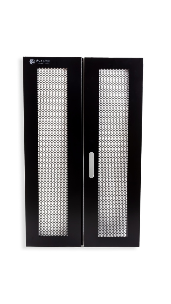 22U 600 mm Double Perforated Door for Floor Standing Racks