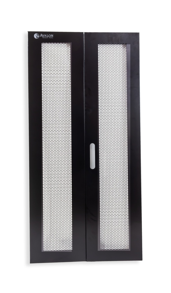 27U 600 mm Double Perforated Door for Floor Standing Racks