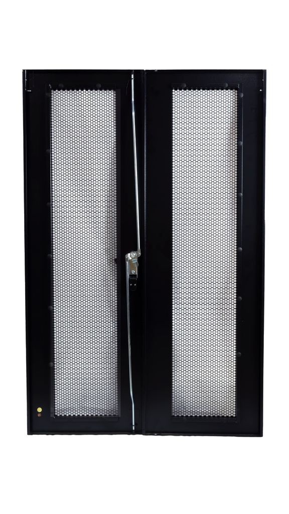 27U 800 mm Double Perforated Door for Floor Standing Racks