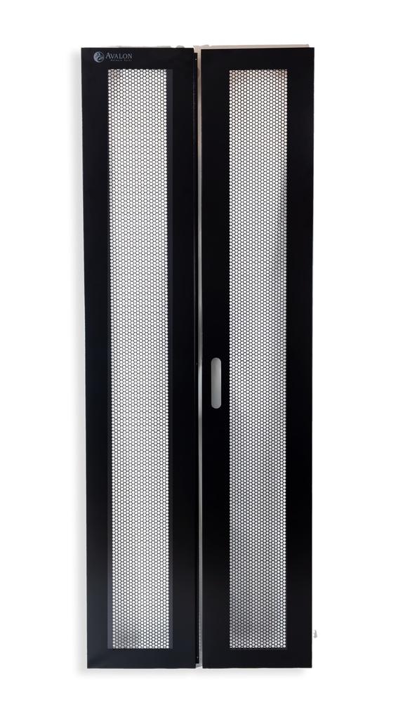 32U 600 mm Double Perforated Door for Floor Standing Racks