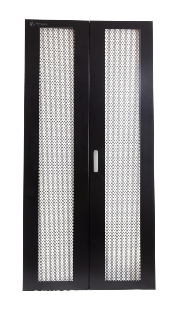 37U 800 mm Double Perforated Door for Floor Standing Racks 