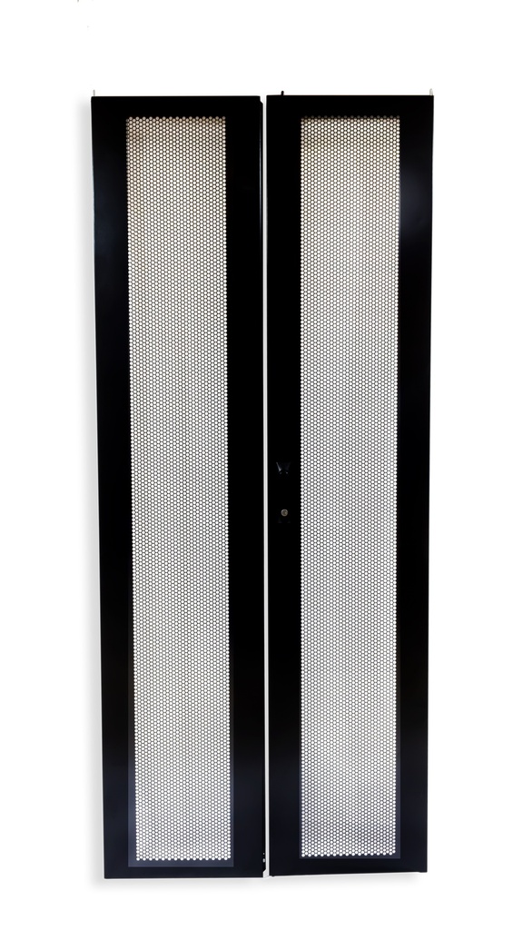 42U 800 mm Double Perforated Door for Floor Standing Racks
