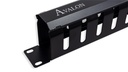 1U 19"Horizontal Cable Manager with Cover