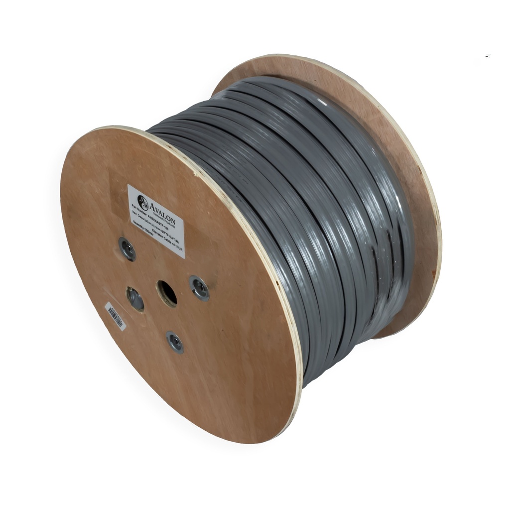 1 x Cat.6A STP Industrial Flexible Elevator Cable, 100 mtr, Grey Colour