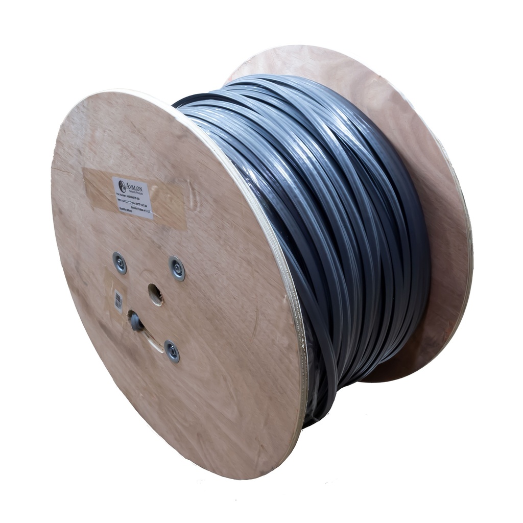 1 x Cat.6A STP Industrial Flexible Elevator Cable, 300 mtr, Grey Colour 
