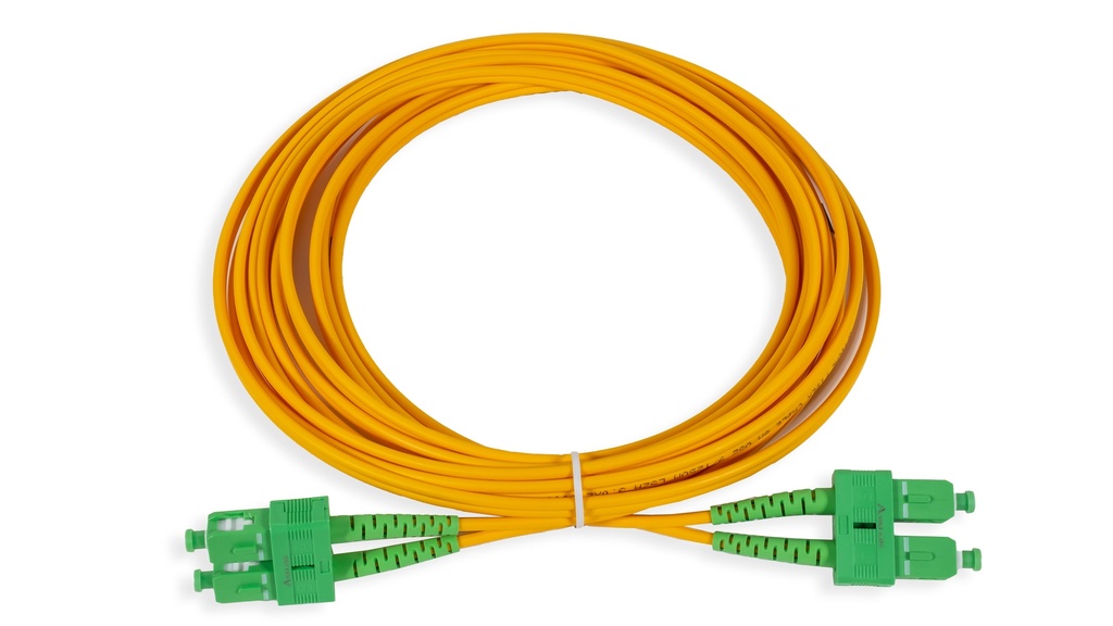 SC/APC-SC/APC Single-Mode Duplex Patch Cord 5 mtr - LSZH