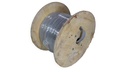 2 x Cat.6A STP + 4 Core OM3 Fiber Optic Industrial Flexible Elevator Cable, 300 mtr, Grey Colour 
