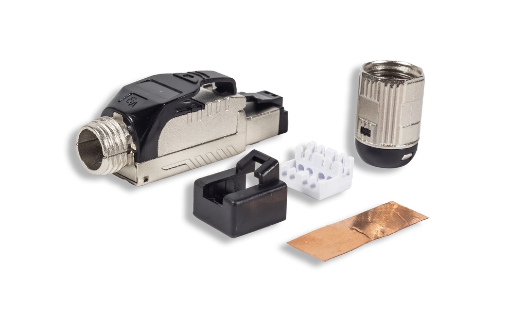 IP20 Cat.6A / Cat.7 STP Field Termination Plug