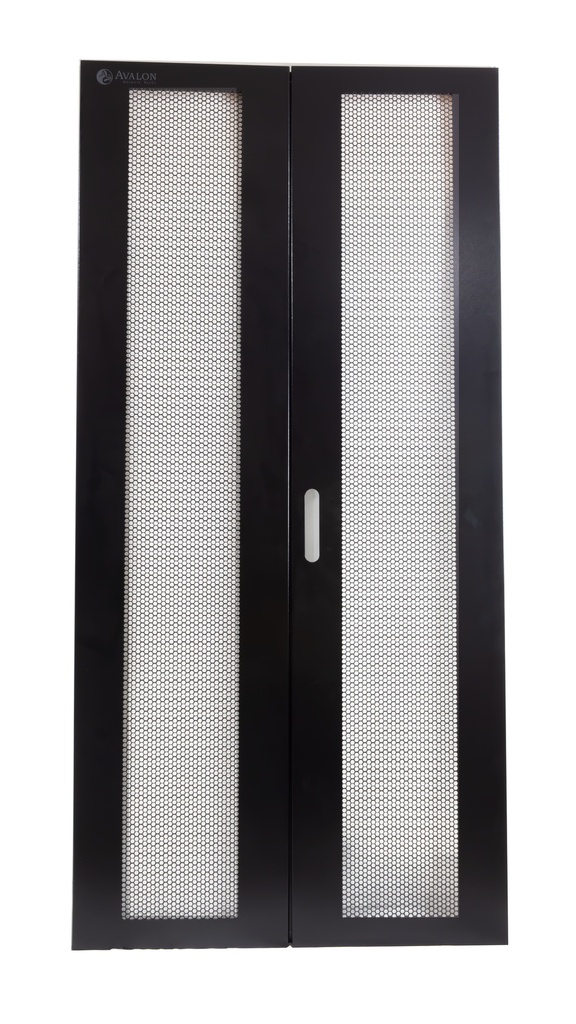 32U 800 mm Double Perforated Door for Floor Standing Racks