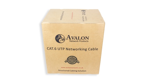 [ANC6UPGY23-305MT-LSZH] Cat.6 UTP 23 AWG Cable LSZH 305m Roll Grey Colour