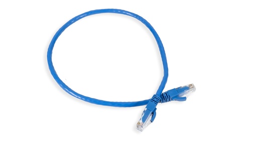 [ANC6UPBL-0.5MT] Cat.6 UTP 24 AWG PVC Patch Cord 0.5 mtr Blue Colour