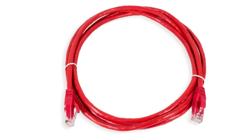 [ANC6UPRD-2MT] Cat.6 UTP 24 AWG PVC Patch Cord 2 mtr Red Colour