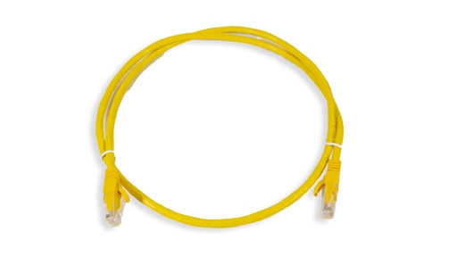 [ANC6UPYL-1MT] Cat.6 UTP 24 AWG PVC Patch Cord 1 mtr Yellow Colour