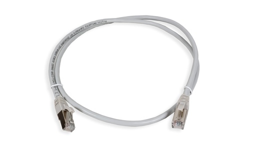 [ANC6SPGY-1MT] Cat.6 STP 26 AWG PVC Patch Cord 1 mtr Grey Colour