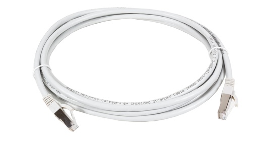 [ANC6SPGY-3MT] Cat.6 STP 26 AWG PVC Patch Cord 3 mtr Grey Colour