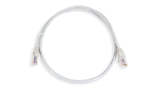 [ANC6AUPGY-1MT] Cat.6A 10G UTP 24 AWG PVC Patch Cord 1 mtr Grey Colour