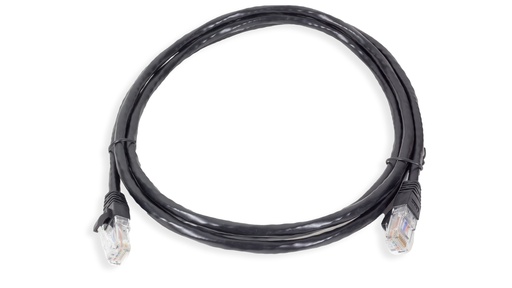 [ANC6AUPBK-2MT] Cat.6A 10G UTP 24 AWG PVC Patch Cord 2 mtr Black Colour