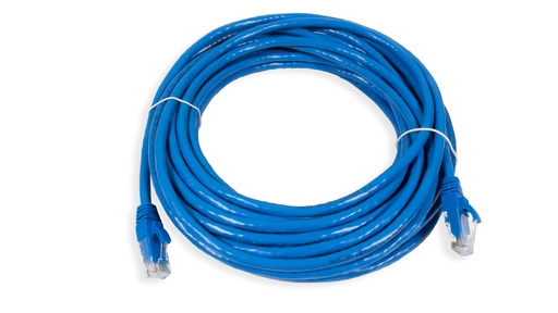 [ANC6AUPBL-10MT] Cat.6A 10G UTP 24 AWG PVC Patch Cord 10 mtr Blue Colour