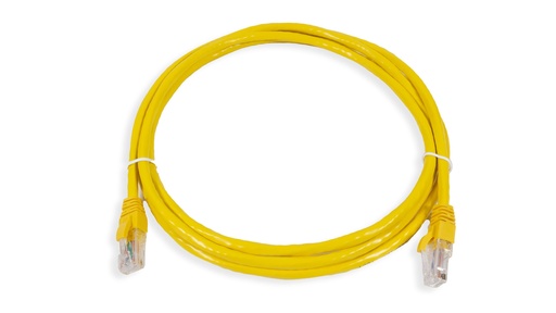 [ANC6AUPYL-2MT] Cat.6A 10G UTP 24 AWG PVC Patch Cord 2 mtr Yellow Colour