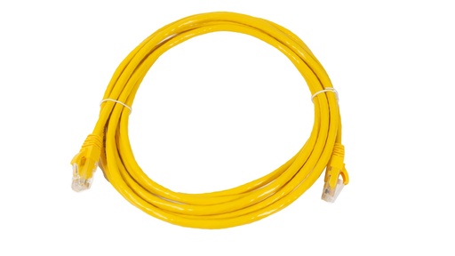 [ANC6AUPYL-3MT] Cat.6A 10G UTP 24 AWG PVC Patch Cord 3 mtr Yellow Colour